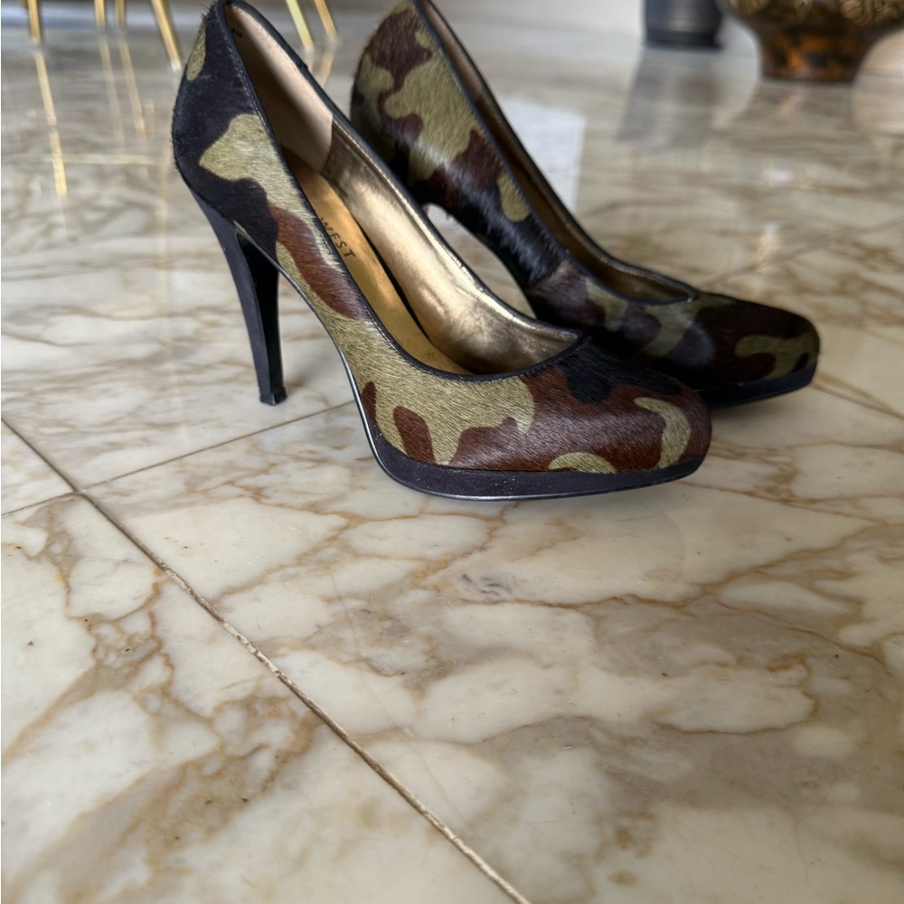 Nine West Camouflage Heels